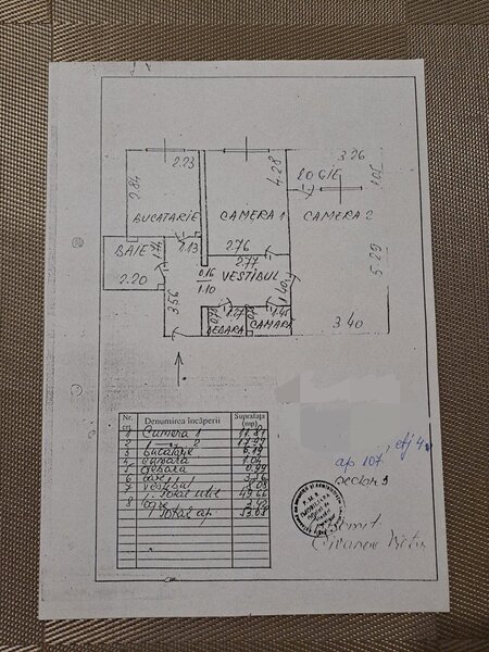 Dristor metrou vanzare ap. 2 camere dec